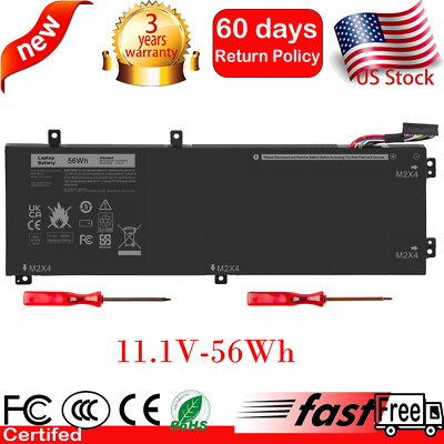 H5H20 RRCGW Battery for Dell XPS 15 9550 9560 9570 Precision 5510 5520 5530 New