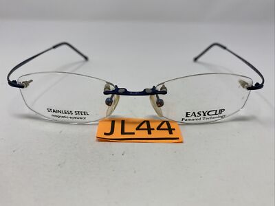 Easy Clip Eyeglasses Frame NAPOLEON 9032 50 48-19-145 Blue Rimless