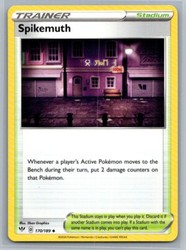 Spikemuth 170/189 Darkness Ablaze Uncommon Trainer