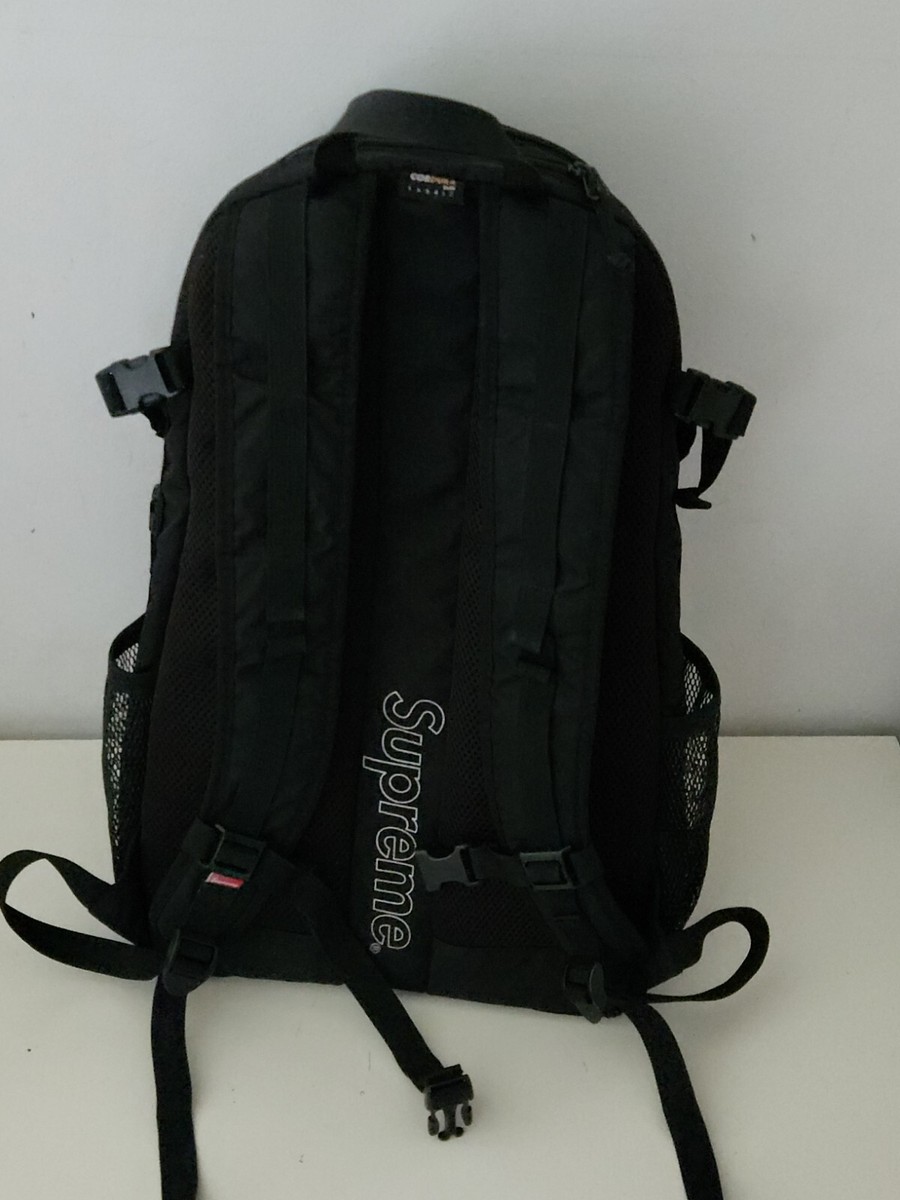 バッグ Supreme backpack black 20fw Supreme backpack 20FW black バッグ