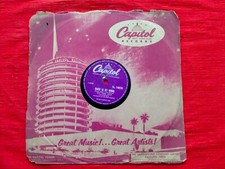 Nat King Cole Back In My Arms/Angel Smile Capitol Rare 78 Rpm Record India Ex