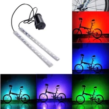 Bicycle Frame LED Light Strip USB Rechargeable Waterproof 5 Colors Warning Light