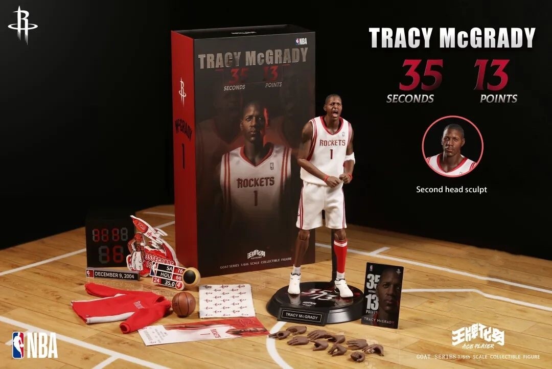 Instock Goat Toys NBA Tracy McGrady 1/6 Action Figure | eBay