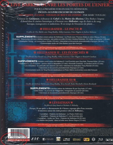 Hellraiser Trilogy Cult'Edition Digipak w/Booklet & Slip Box (B/France) READ! - Picture 3 of 7