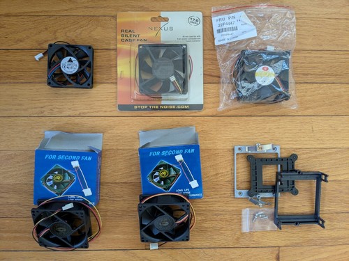 PC Gehäuselüfter - 5 Lüfter, alle nie benutzt