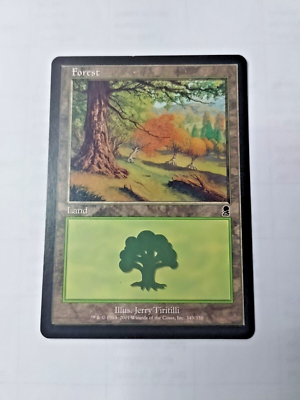 MTG Forest Odyssey 349/350 Regular Land - Some Edge Wear - See