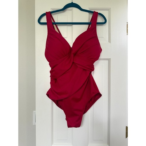 Miraclesuit DD-Cup Revele One Piece Grenadine Swimsuit Size 18DD - Picture 4 of 11