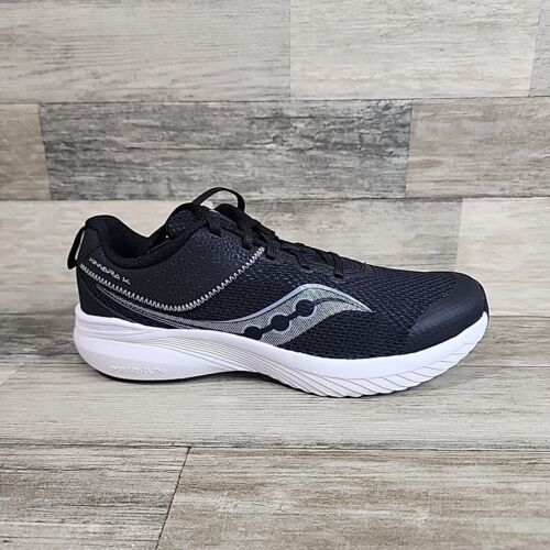 Saucony Kinvara 14 LTT Running Shoes Kids Sz 6.5 W Wide Black (WORN 1X)