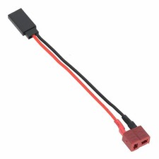 Deans Nylon T Plug Female to JR Futaba Female Adapter 20awg 10cm Wire for RC