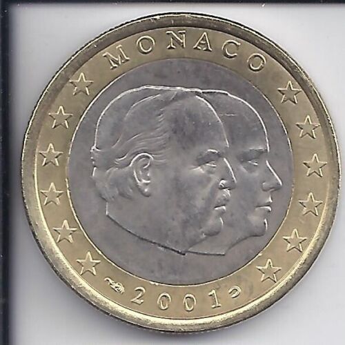 1 € moneta corso 2001 Monako non in circolazione (3) - Foto 1 di 2