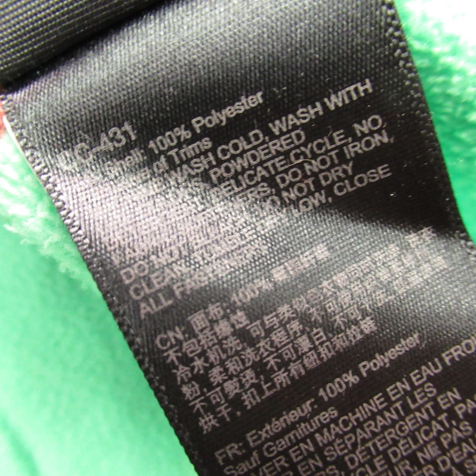 Marmot Jacket Girls XL Long Sleeve Pockets Lightweight Green Fleece Hood - Image 4 of 4