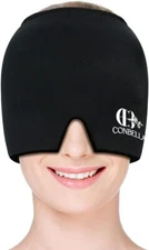 Gorro para aliviar el dolor de cabeza Gorro para la migraña con gel de hielo YS