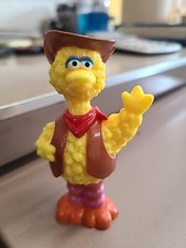 Sesame Street Cowboy Big Bird PVC Figurine Action Figure