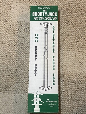 #ad #ad New TEL O POST ‘Shorty Jack’ Adjustable Floor Jack HEAVY DUTY 1’8” 3’0” 3 Ton $59.95