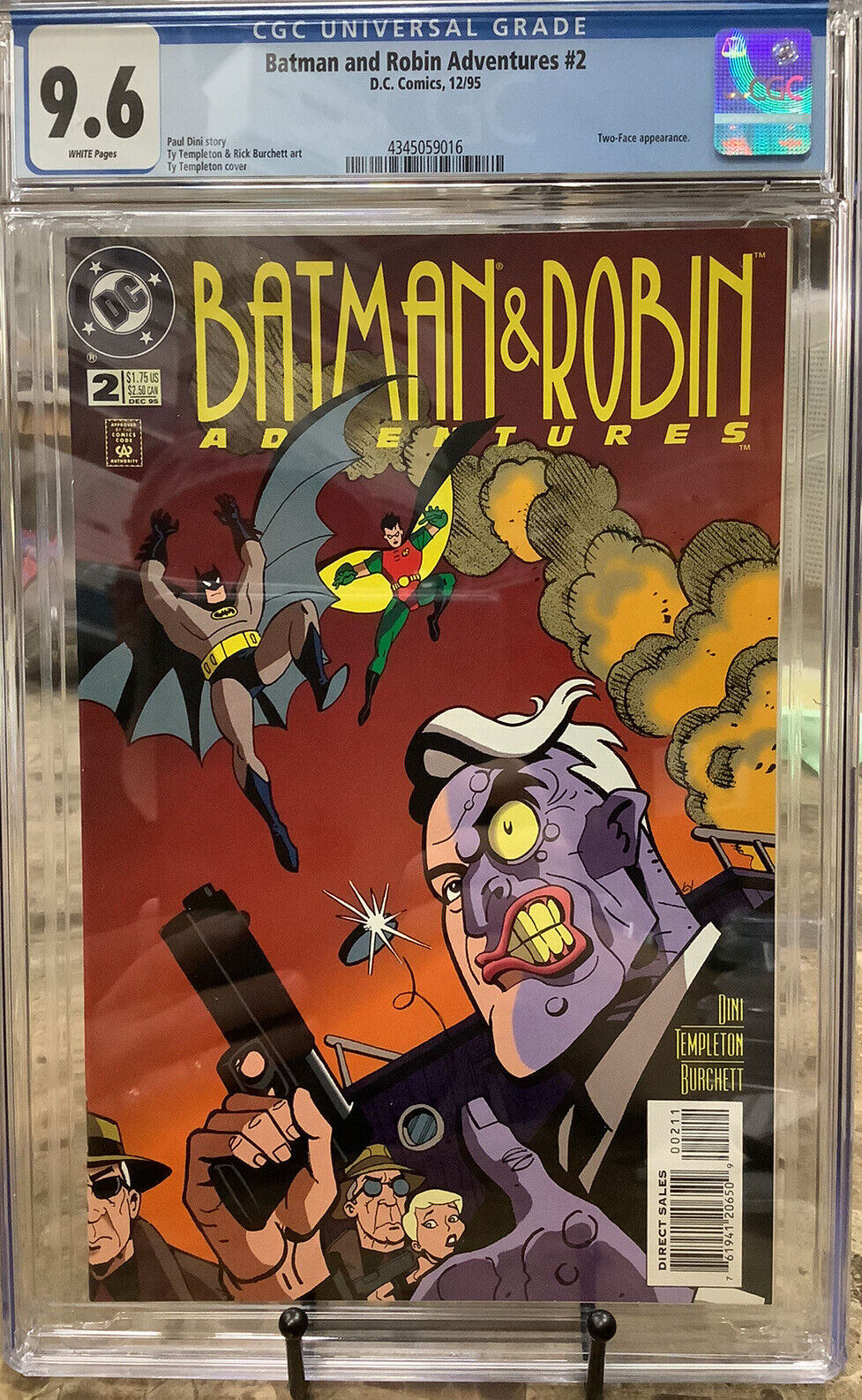 Batman & Robin Adventures #2 CGC 9.6 DC 1995 Comic Book