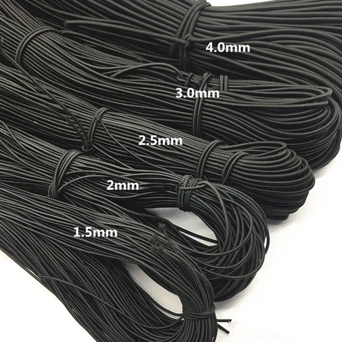 10Yard Doll Stringing Elastic Round Cord Bungee Shock Cord Rope for Doll 1.5-4mm - Picture 2 of 19