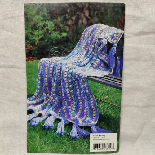 2001 Red Heart Crocheted Afghans Knit & Crochet Yarn Design Pattern Book # 0132 - Picture 5 of 24