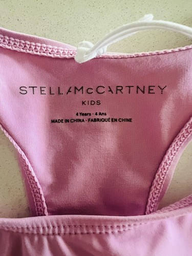 Stella McCartney Kids Girl's Pink Star Fringe One Piece Swimsuit Size 4Y - Picture 2 of 6
