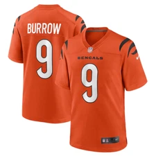 Joe Burrow Black Player Game Stitched Jersey Men's #9 