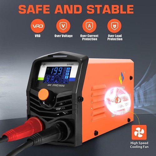 ARC 200D Inverter Welder DC MMA ARC IGBT 200A Welding Machine Stick LED Display - Picture 7 of 19