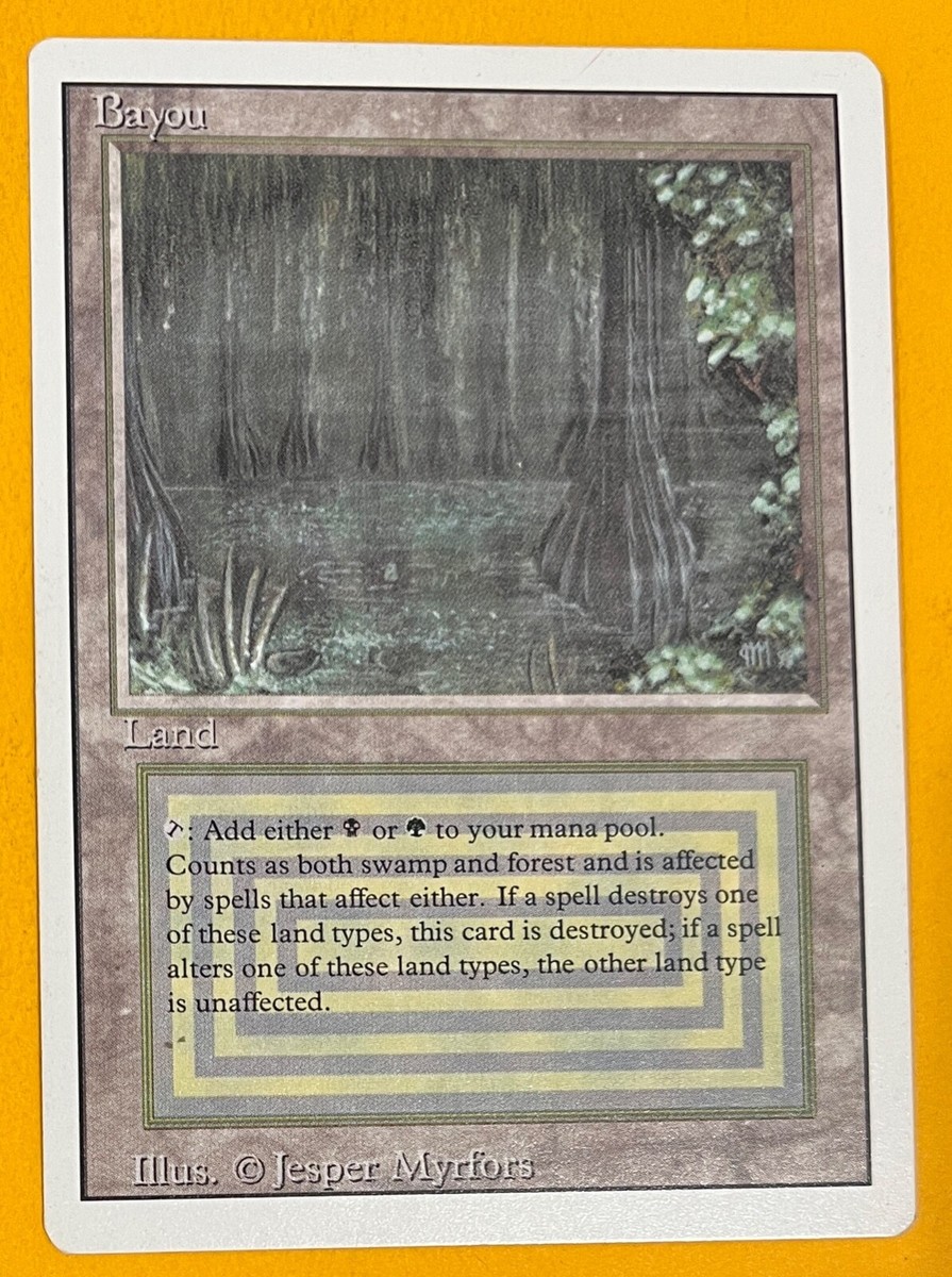 MTG BAYOU Revised (OldManMTG 007-479) | eBay