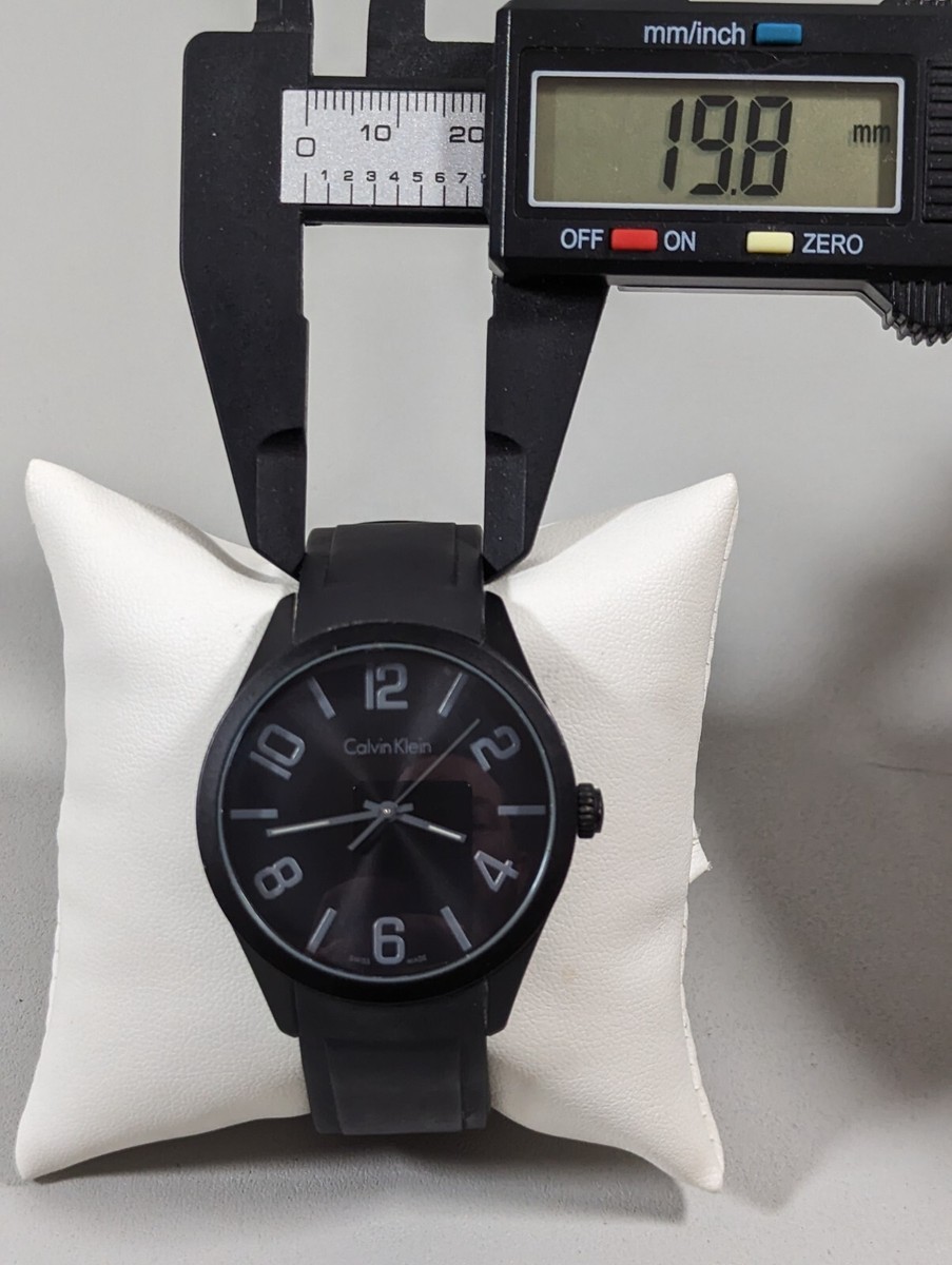 calvin klein watch rubber strap