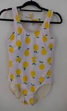 NWT Lime Ricki L Pink Lemonade Open Back 1 Piece Swimsuit Soft Cups Made in USA