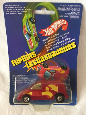 1985 Mattel Hot Wheels FlipOuts CAPSIDER MOC