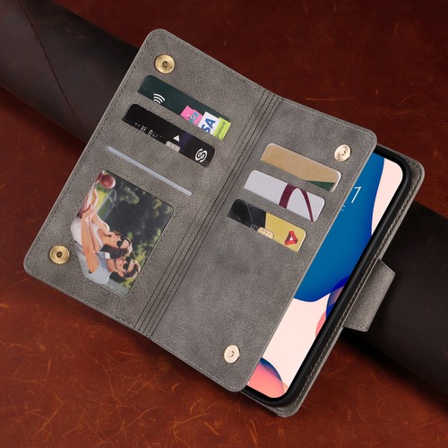 For iPhone 16 13 Pro 11 12 SE 8 7 XR XS Max Leather Flip Card Wallet Case Cover - Picture 5 of 17