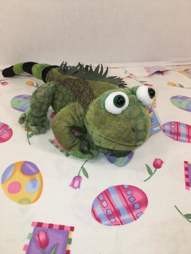 NWT-15” Ganz Webkinz Iguana Plush Lizard Stuffed Animal Green W/ Code