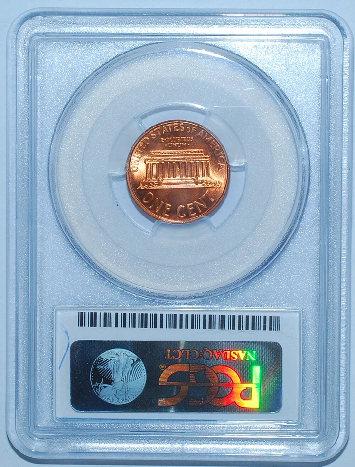 1997 PCGS MS67RD Red FS-101 Red DDO Double Ear Doubled Die Obverse Lincoln Cent - Image 2 of 3