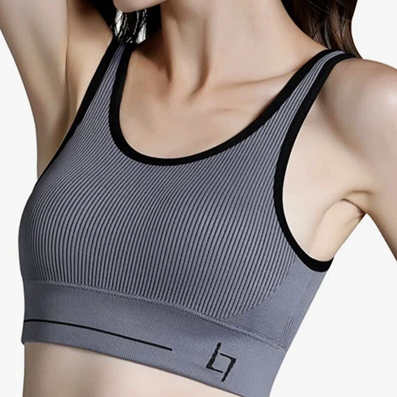 FITTIN Racerback Sports Bras - Padded Seamless for Yoga Workout