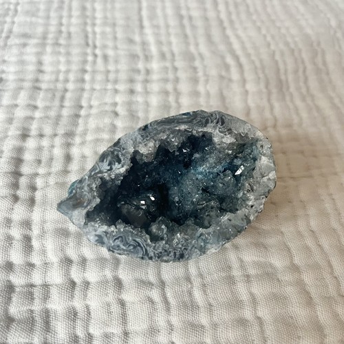 SET/3 Schliff Sockel Lila Blau Amethyst Set Quarz Druzy Geode Steine Bulk Edelsteine - Bild 5 von 8