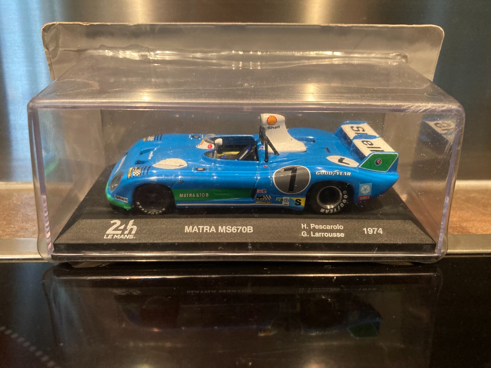 Matra MS670B Pescarolo 24h du Mans 1974 Altaya miniature 1/43 de collection en métal