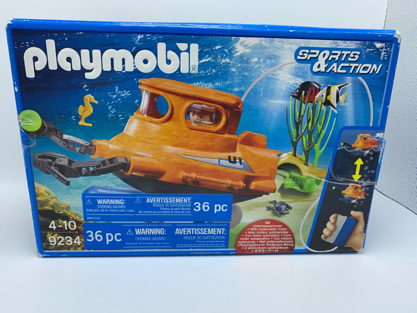 playmobil submarine 9234