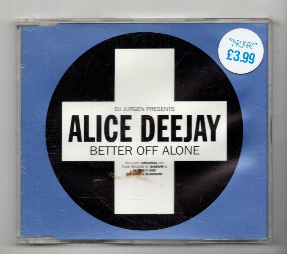 Better Off Alone CD Alice Deejay (1999) | eBay UK