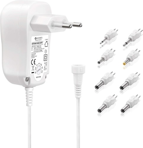 Stecker Netzteil 1000mA Universal 1A 3 4,5 5 6 7,5 9 12 V 1 8 DC Adapter 12W - Bild 1 von 5