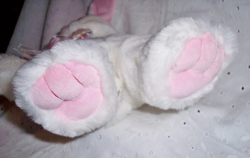 CONEJO BLANCO SUAVE - TIERNO - 12"  Foto 4 de 4