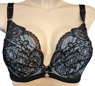 EWA MICHALAK PLM Blue Bella Bügel BH 70F (DE Gr.70G ) UK 32F Hand Arbeit