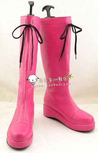 Scarpe stivali cosplay Momomiya trasfigurazione Tokyo Mew Mew Ichigo nuovi - Foto 3 di 5