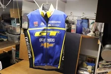 Vintage Windtex Cycling Vest GT SHIMANO ROCK SHOX NIKE CHEVY ACG GIRO MICHELIN L