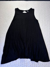 Rue 21 Black Sleeveless Sheath Flowy Crewneck Short Dress size xl