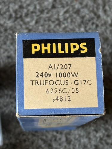 Projector bulb lamp A1/207 240v 1000w 6296c/05 o4812 o4813 Gq17 4 pin .18 fx - Picture 3 of 4