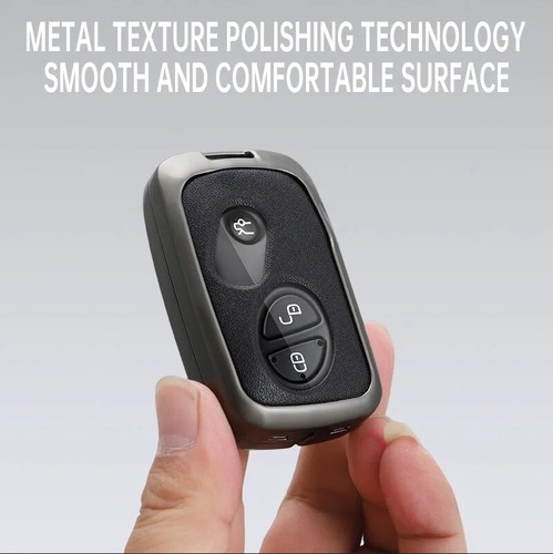 Zinc Alloy Leather Smart Key Cover Fob Case For Lexus ES350 RX350 LS460 RX450 IS - Picture 11 of 28