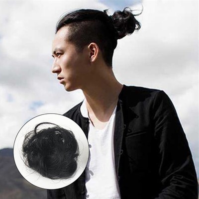 Men Invisible Claw Clip ponytail Hair Bun Fluffy Hair Ring Ball For Slicked-back | eBay Men Invisible Claw Clip ponytail Hair Bun Fluffy Hair Ring Ball For Slicked-back | eBay