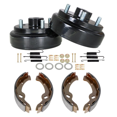 Rear Brake hub Drums Brake Shoe Spring Kit For EZGO TXT Electric Golf