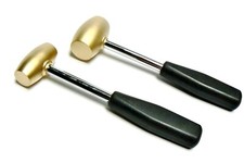 Brass Hammer Metalsmiths 2 Brass Mallets Silversmiths Craft Jewelry 1  2 Pound