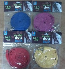 14 Foot Long Nylon Duke's Dog/Pet Leash or Tie Out Set of ALL 4 Colors Free S H