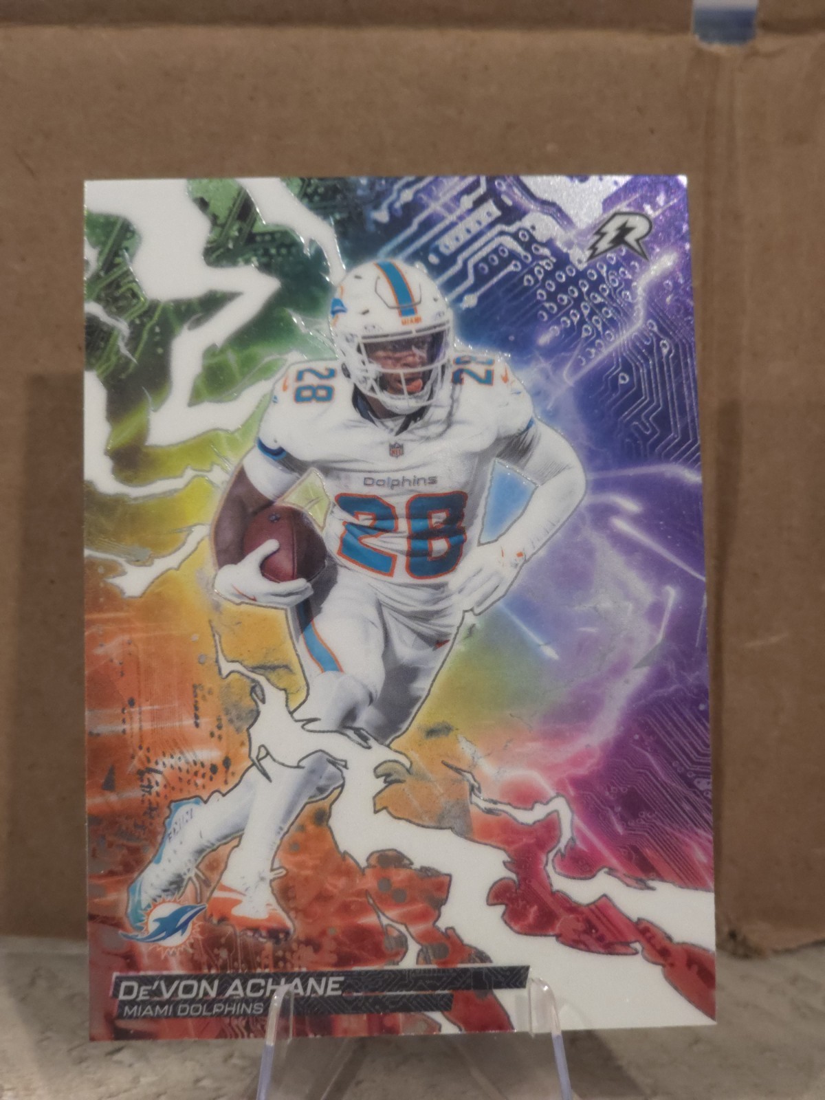 NEW 2025 Topps Resurgence NFL Devon Achane Circuit Breakers Inset Dolphins 
