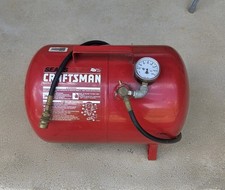 Craftsman Portable Air Tank 125 Psi Red Model 919.15209 Made In Usa